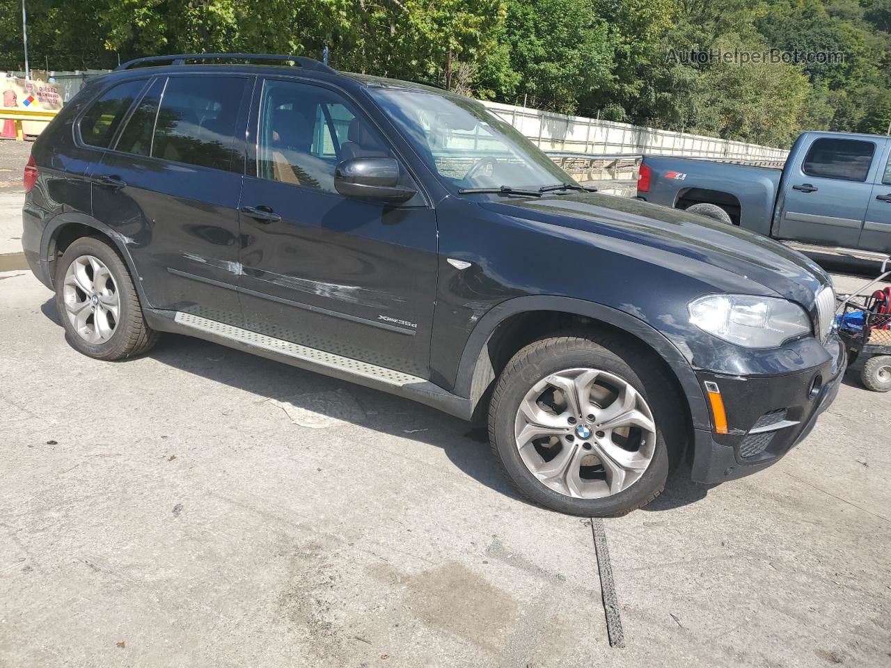 2012 Bmw X5 Xdrive35d Black vin: 5UXZW0C56CL672594