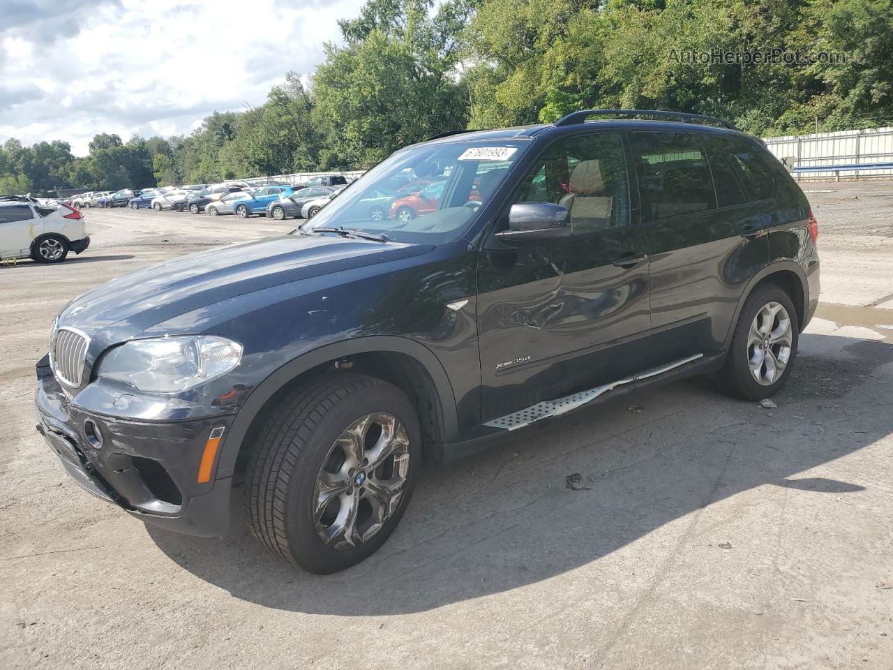 2012 Bmw X5 Xdrive35d Black vin: 5UXZW0C56CL672594