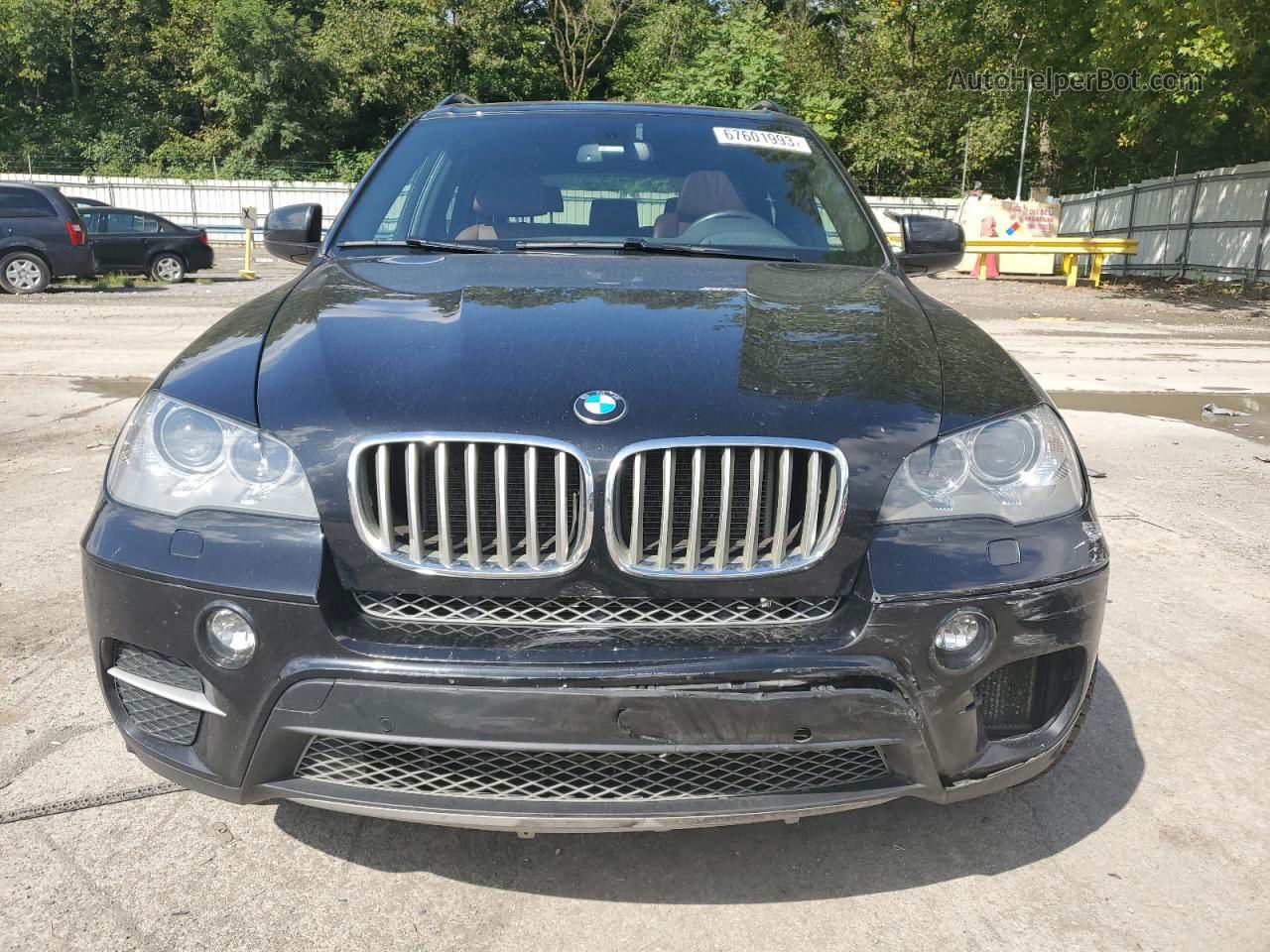 2012 Bmw X5 Xdrive35d Черный vin: 5UXZW0C56CL672594