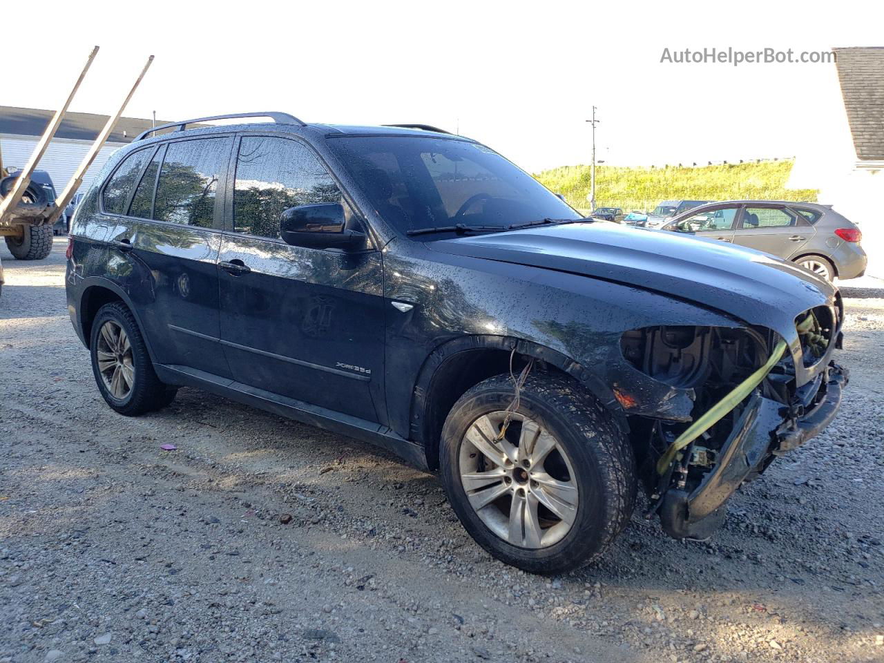 2011 Bmw X5 Xdrive35d Black vin: 5UXZW0C57BL659416