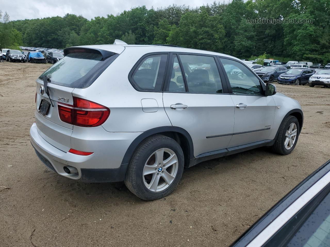 2011 Bmw X5 Xdrive35d Silver vin: 5UXZW0C57BL661702