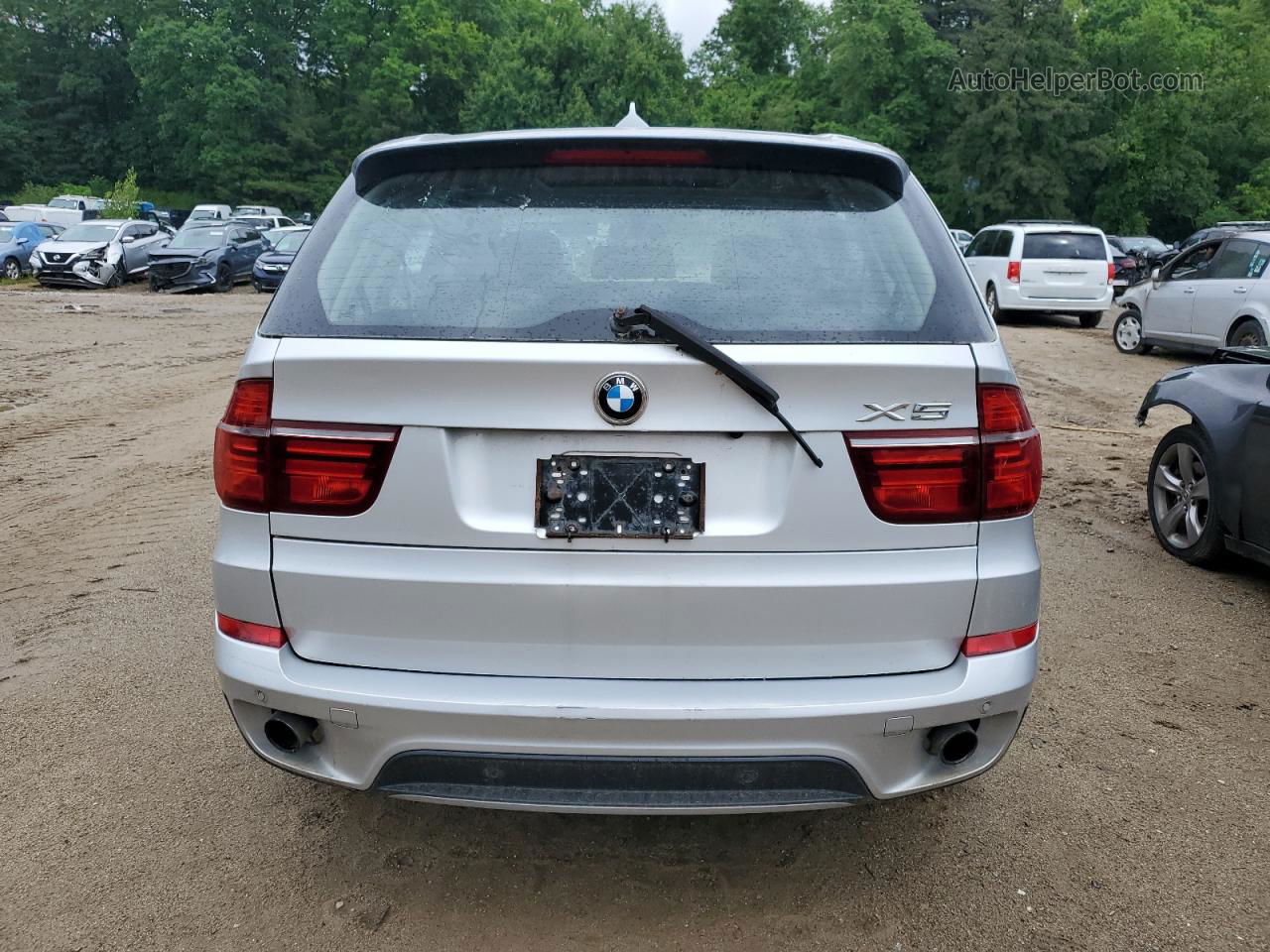 2011 Bmw X5 Xdrive35d Silver vin: 5UXZW0C57BL661702