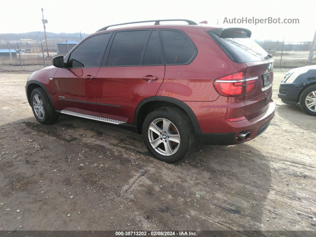 2012 Bmw X5 Xdrive35d Maroon vin: 5UXZW0C57C0B88860