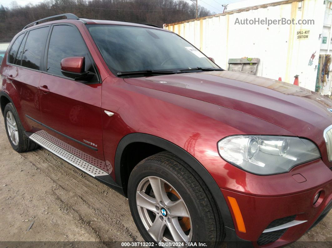 2012 Bmw X5 Xdrive35d Maroon vin: 5UXZW0C57C0B88860