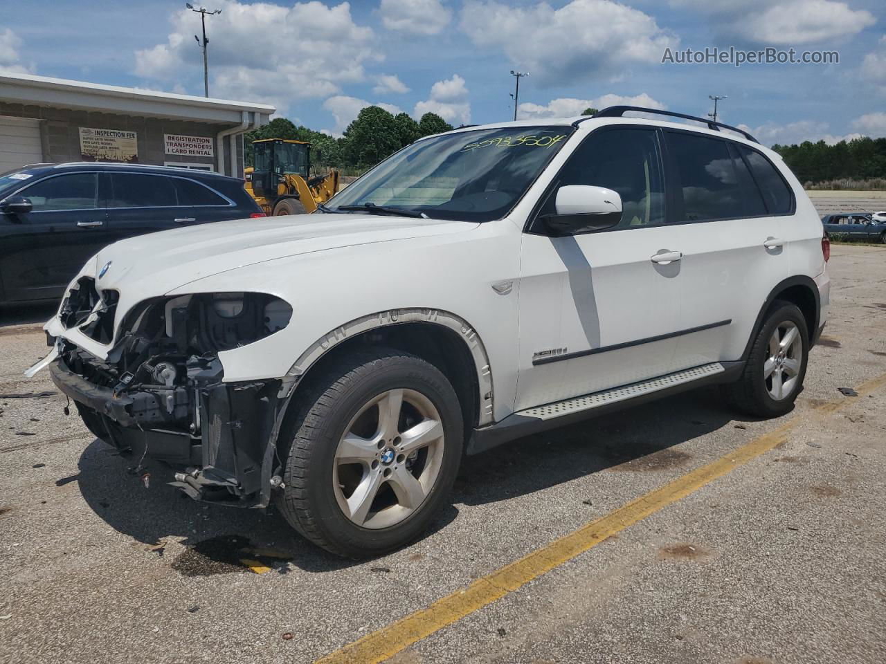 2012 Bmw X5 Xdrive35d White vin: 5UXZW0C57CL663404