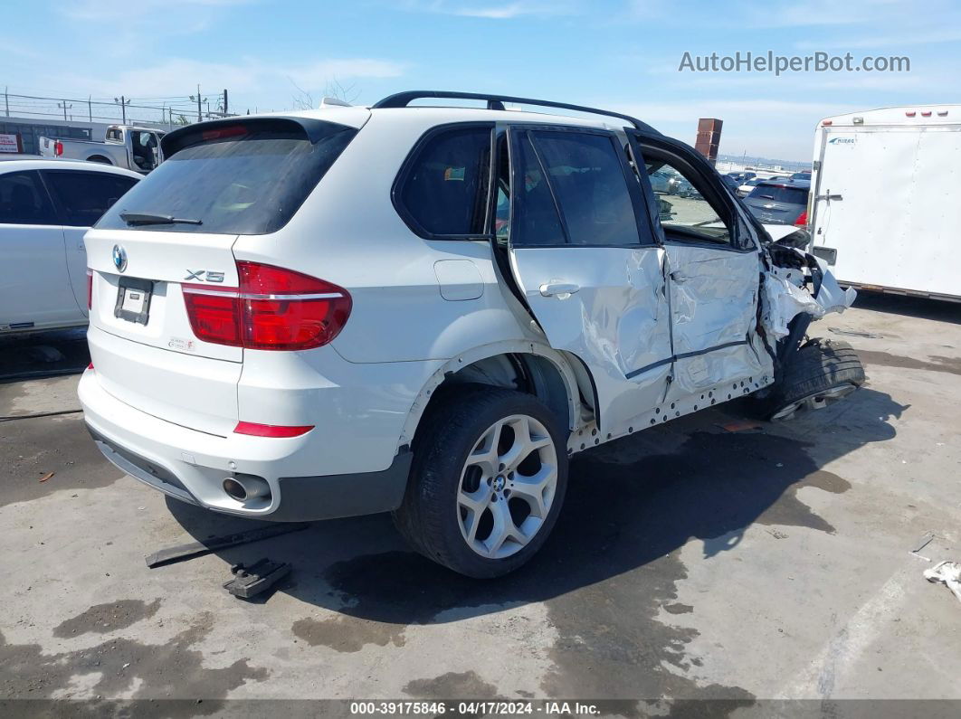 2012 Bmw X5 Xdrive35d White vin: 5UXZW0C57CL670434