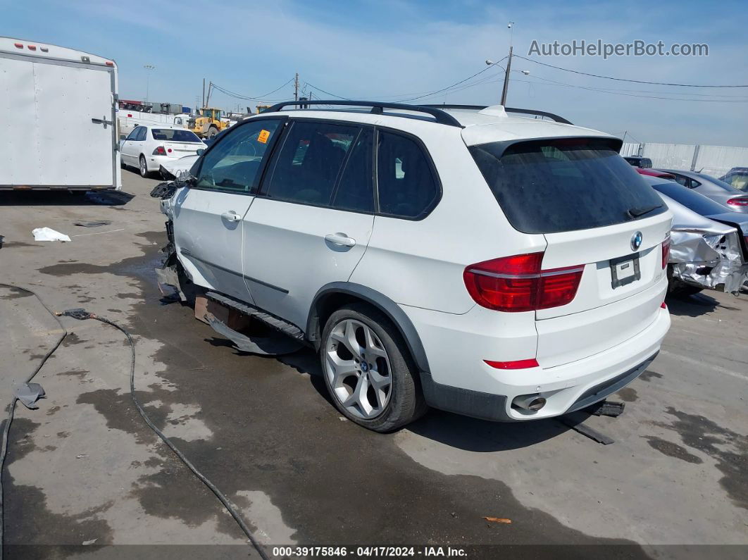 2012 Bmw X5 Xdrive35d White vin: 5UXZW0C57CL670434