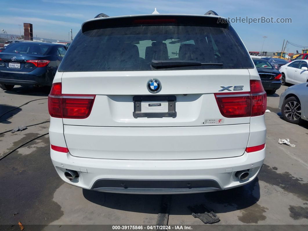 2012 Bmw X5 Xdrive35d White vin: 5UXZW0C57CL670434