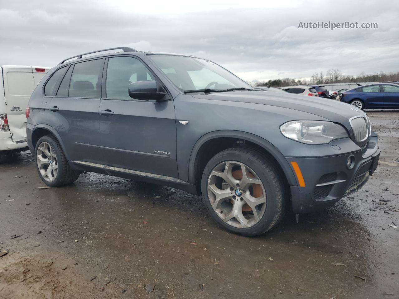 2012 Bmw X5 Xdrive35d Black vin: 5UXZW0C58C0B89886