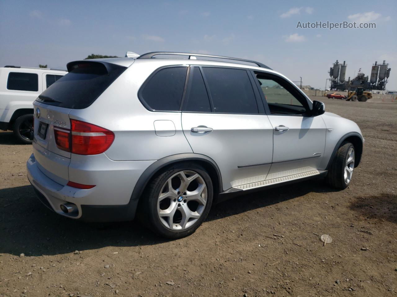 2012 Bmw X5 Xdrive35d Silver vin: 5UXZW0C58CL663394