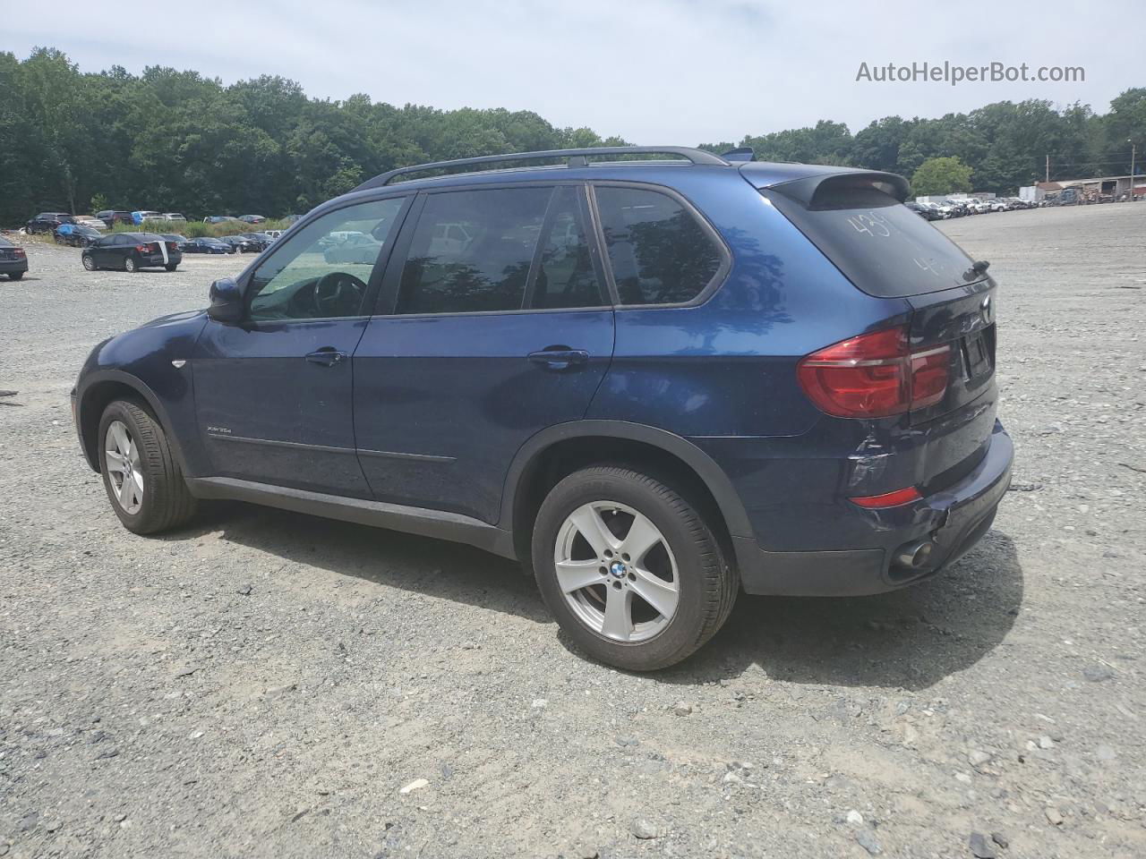 2012 Bmw X5 Xdrive35d Blue vin: 5UXZW0C58CL666036