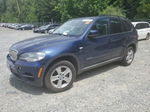 2012 Bmw X5 Xdrive35d Blue vin: 5UXZW0C58CL666036