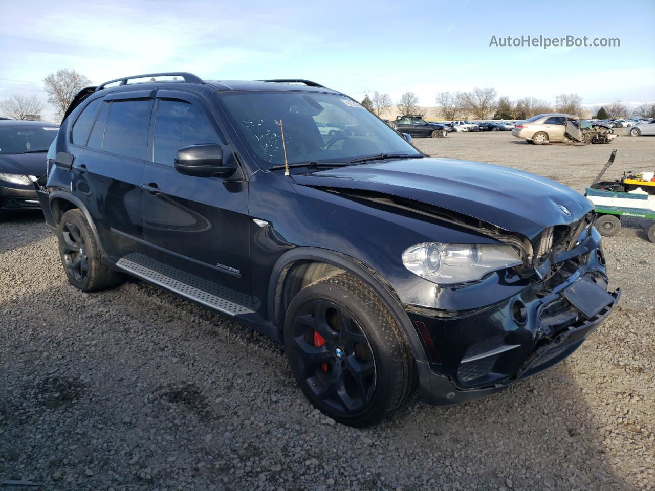 2012 Bmw X5 Xdrive35d Black vin: 5UXZW0C58CL666103