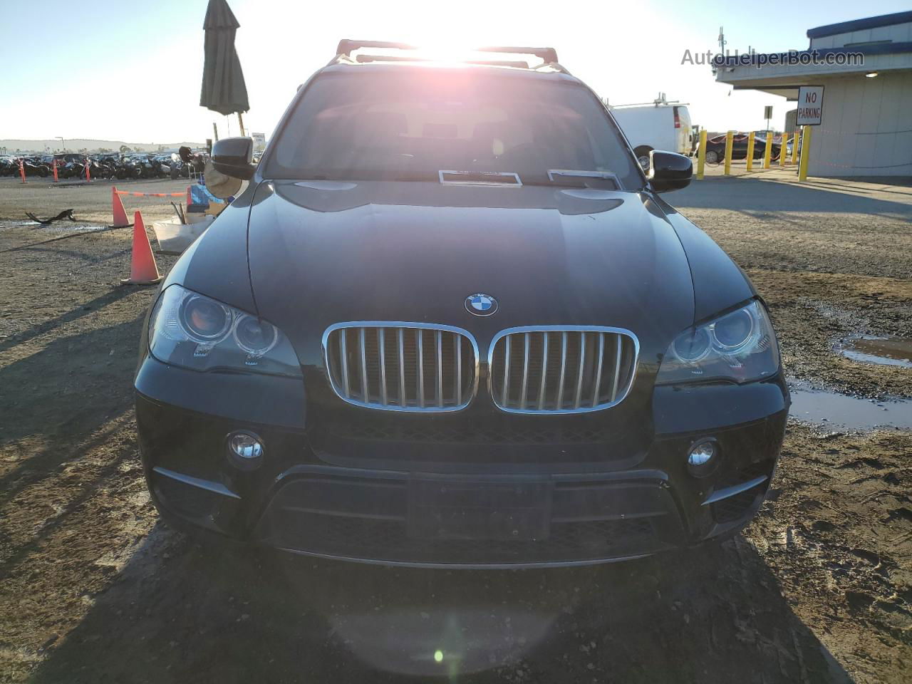 2012 Bmw X5 Xdrive35d Черный vin: 5UXZW0C58CL666361