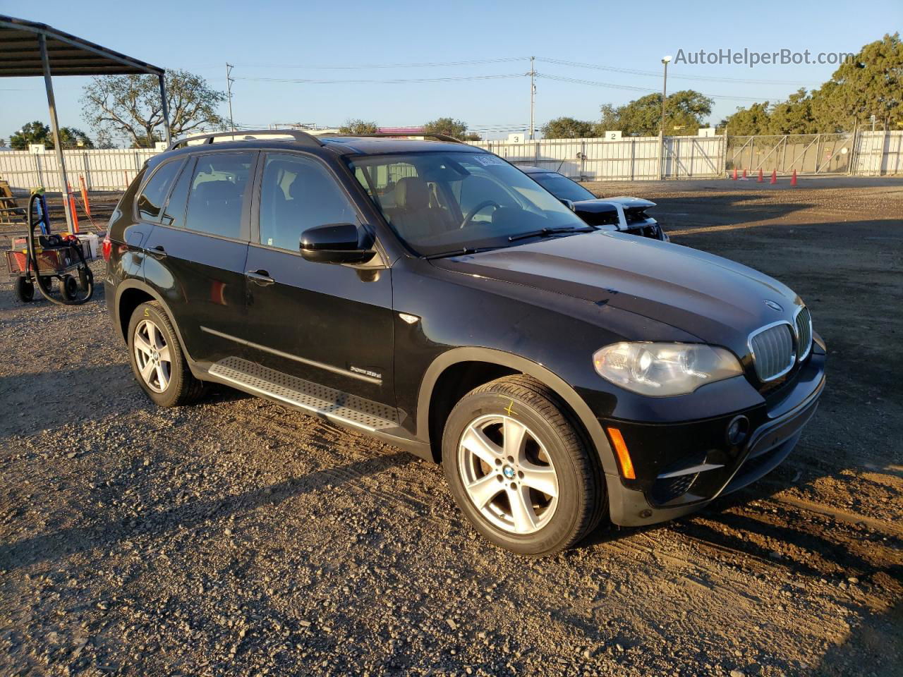 2012 Bmw X5 Xdrive35d Black vin: 5UXZW0C58CL670863