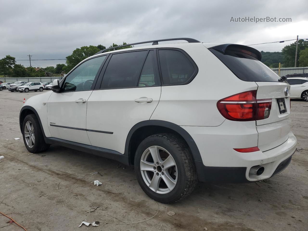 2012 Bmw X5 Xdrive35d White vin: 5UXZW0C58CL671947