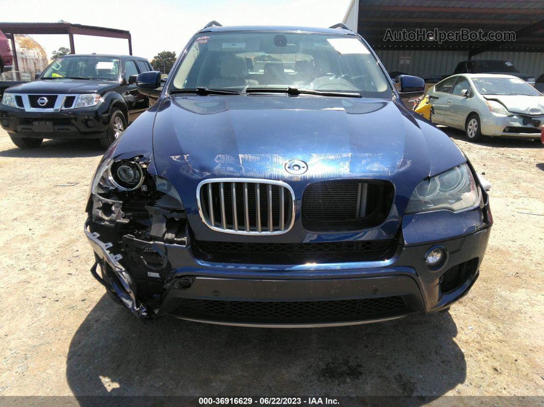 2012 Bmw X5 35d Blue vin: 5UXZW0C58CL672841