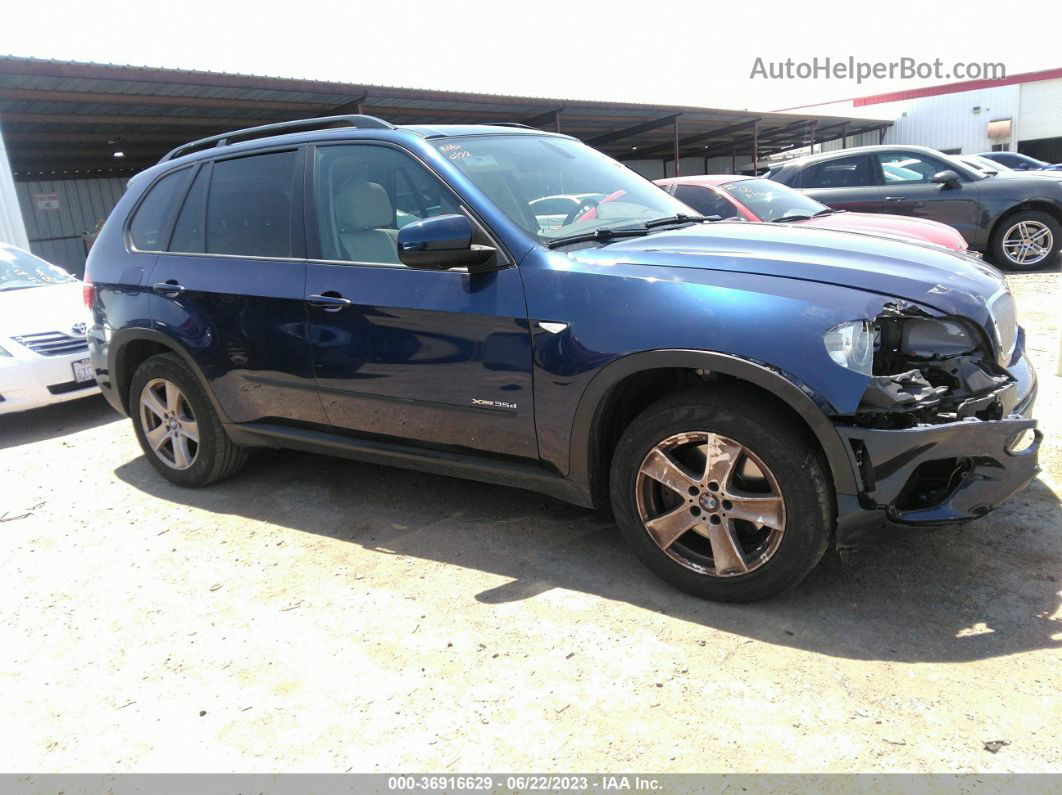 2012 Bmw X5 35d Blue vin: 5UXZW0C58CL672841