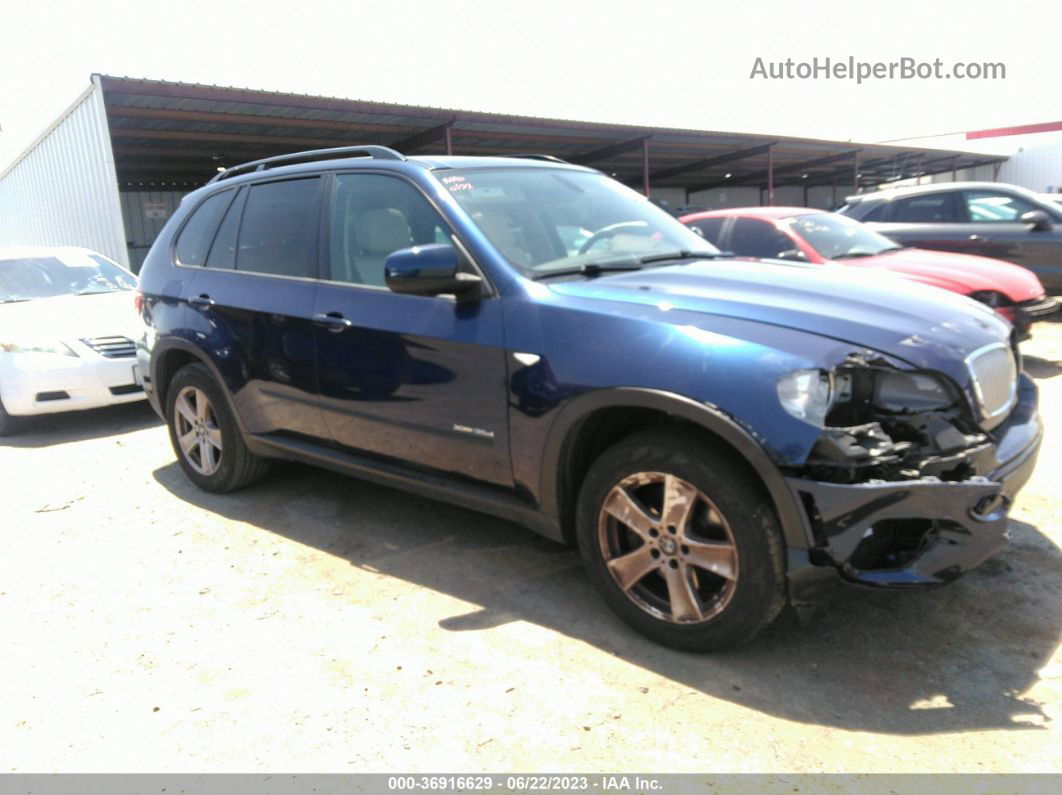 2012 Bmw X5 35d Blue vin: 5UXZW0C58CL672841