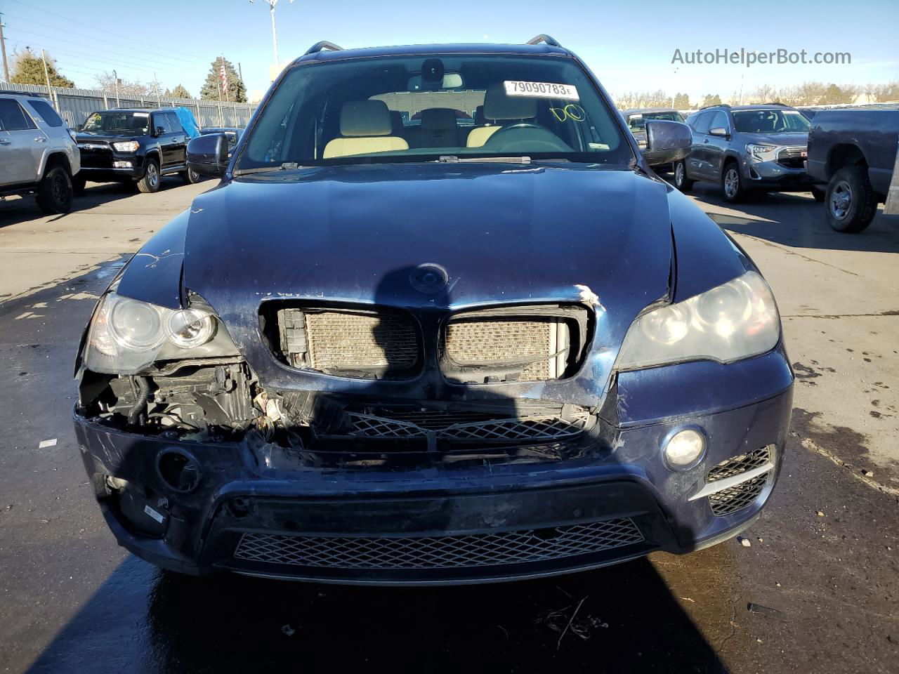 2011 Bmw X5 Xdrive35d Blue vin: 5UXZW0C59BL369713