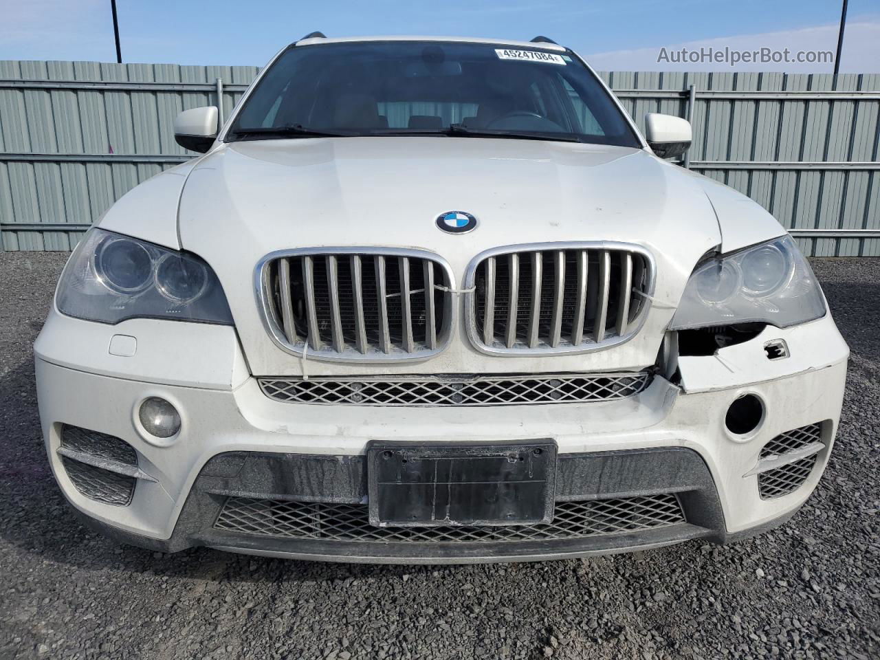 2011 Bmw X5 Xdrive35d White vin: 5UXZW0C59BL661670