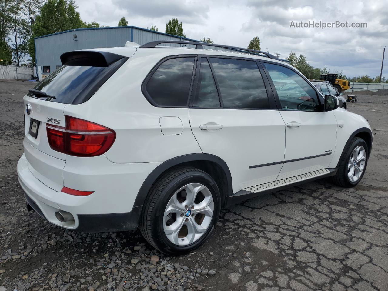 2012 Bmw X5 Xdrive35d White vin: 5UXZW0C59CL666160