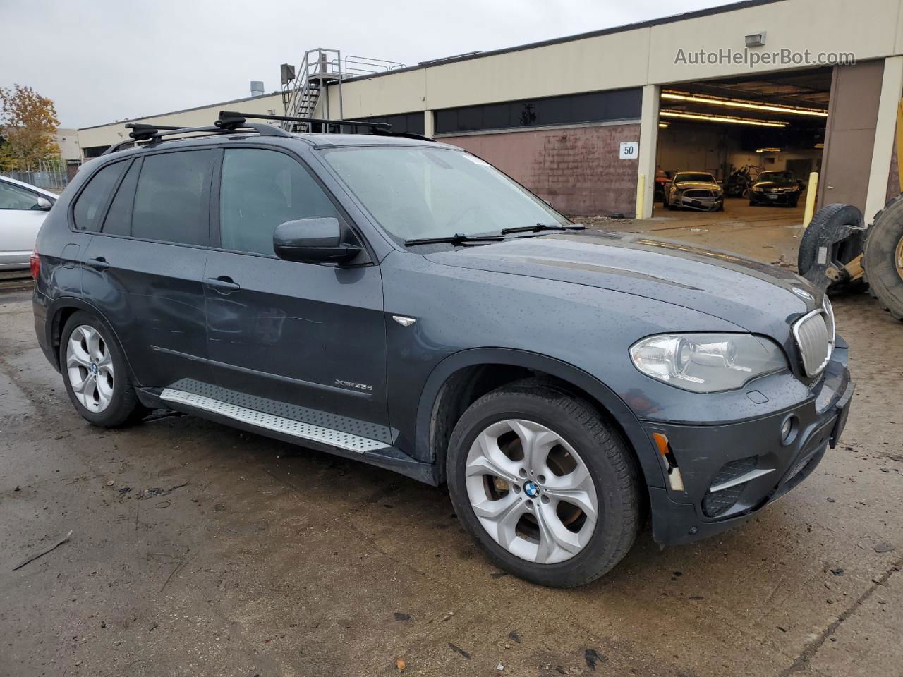 2012 Bmw X5 Xdrive35d Gray vin: 5UXZW0C59CL673920