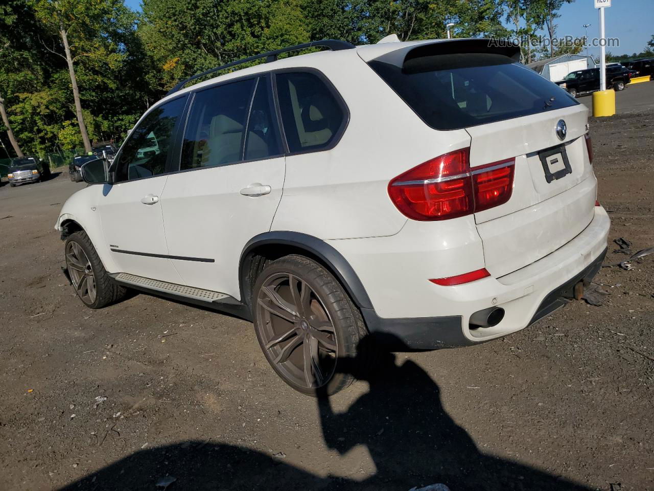 2011 Bmw X5 Xdrive35d White vin: 5UXZW0C5XBL368666