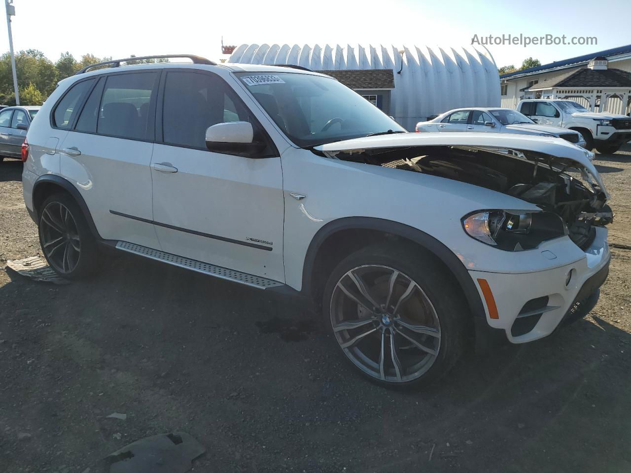 2011 Bmw X5 Xdrive35d White vin: 5UXZW0C5XBL368666