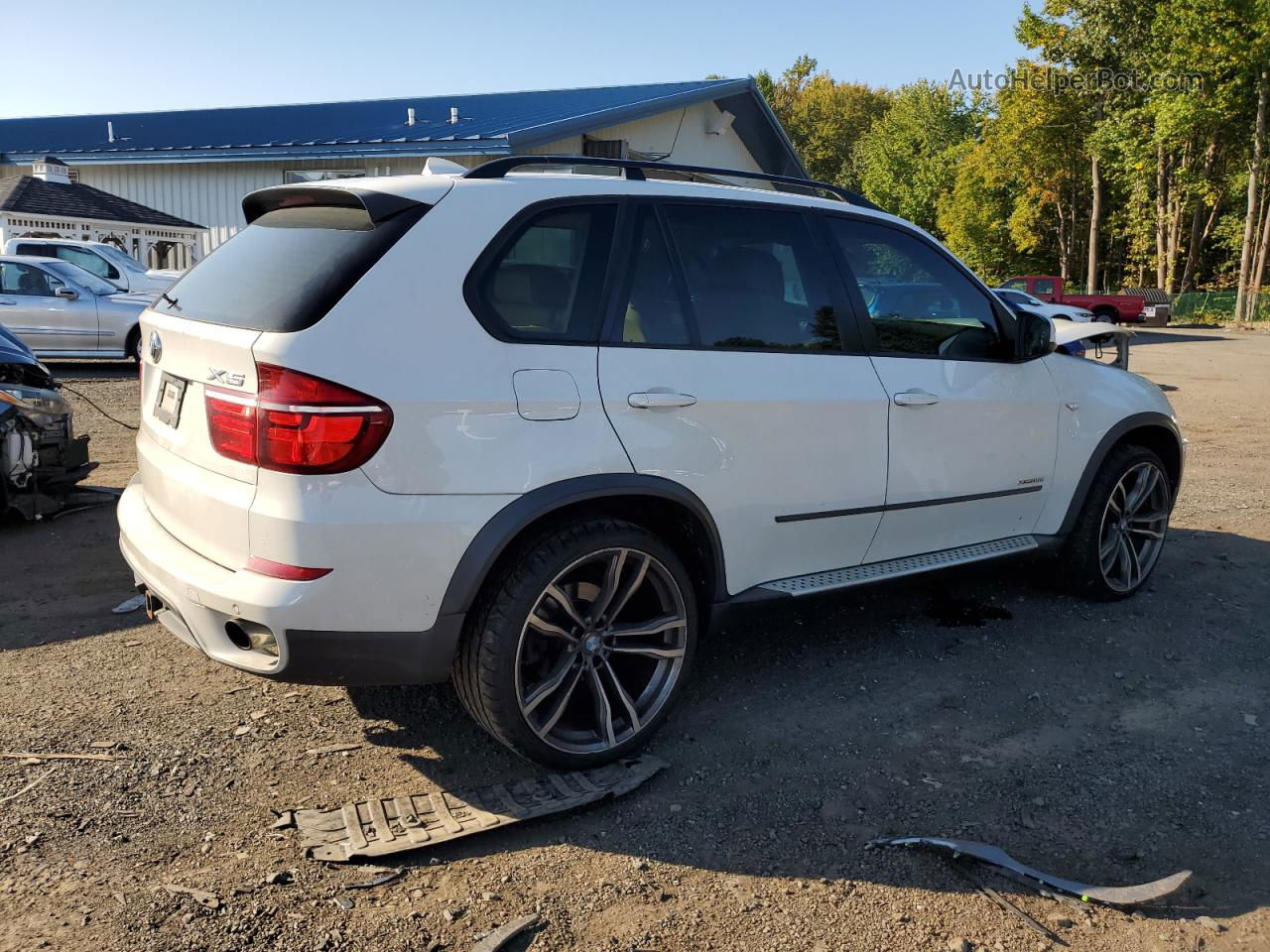 2011 Bmw X5 Xdrive35d White vin: 5UXZW0C5XBL368666