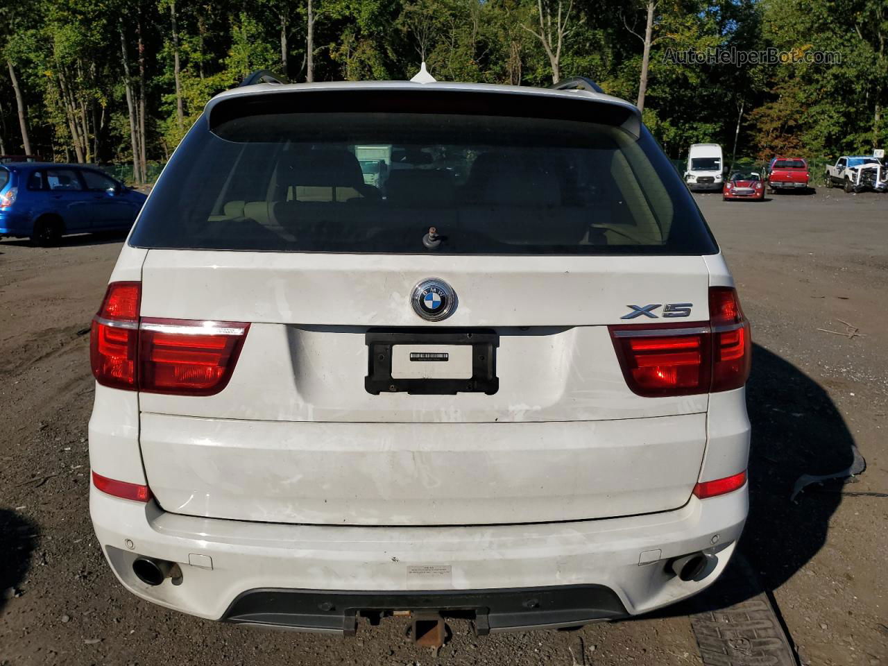 2011 Bmw X5 Xdrive35d White vin: 5UXZW0C5XBL368666