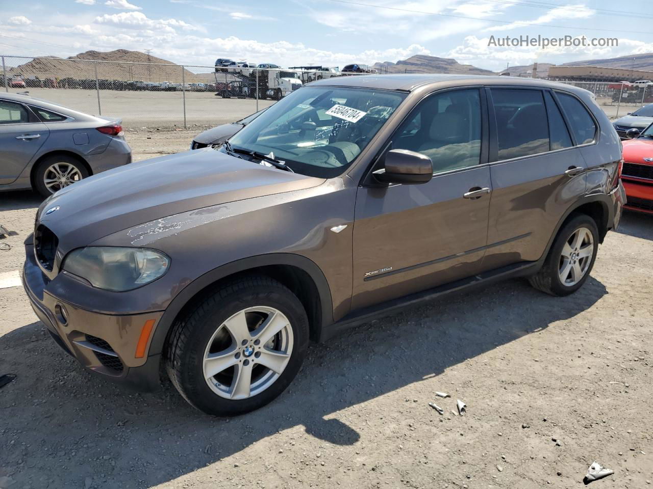 2011 Bmw X5 Xdrive35d Brown vin: 5UXZW0C5XBL656445