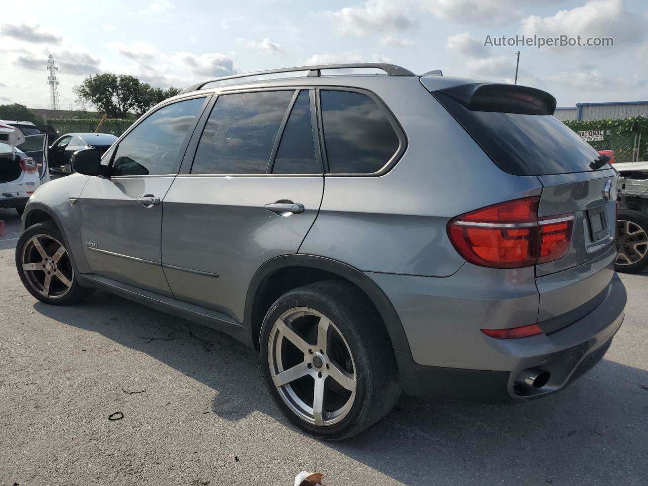 2012 Bmw X5 Xdrive35d Gray vin: 5UXZW0C5XCL665955