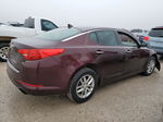 2013 Kia Optima Lx Maroon vin: 5XXGM4A70DG136252