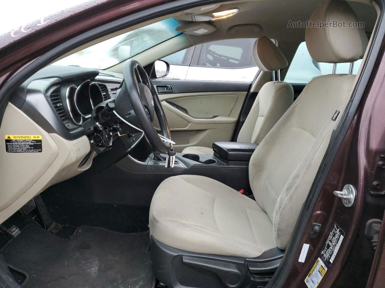 2013 Kia Optima Lx Maroon vin: 5XXGM4A70DG136252