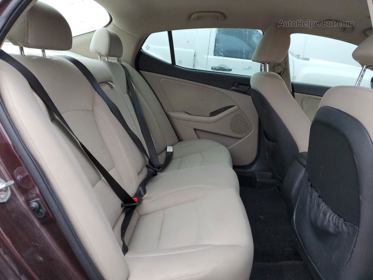 2013 Kia Optima Lx Maroon vin: 5XXGM4A70DG136252