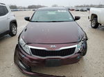 2013 Kia Optima Lx Maroon vin: 5XXGM4A70DG136252