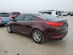 2013 Kia Optima Lx Maroon vin: 5XXGM4A70DG136252
