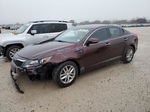 2013 Kia Optima Lx Maroon vin: 5XXGM4A70DG136252