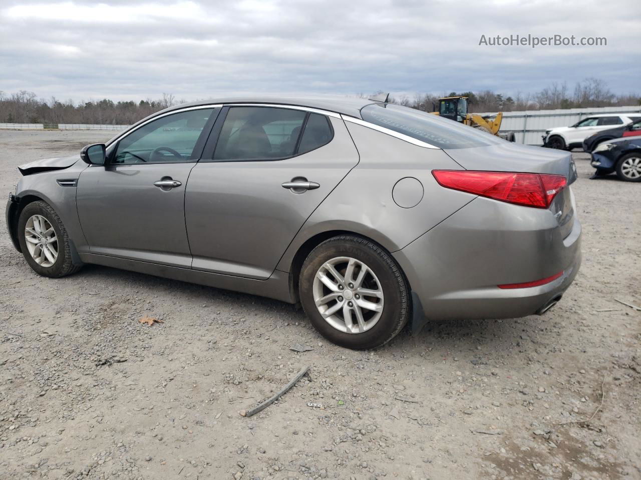 2013 Kia Optima Lx Gray vin: 5XXGM4A70DG145551