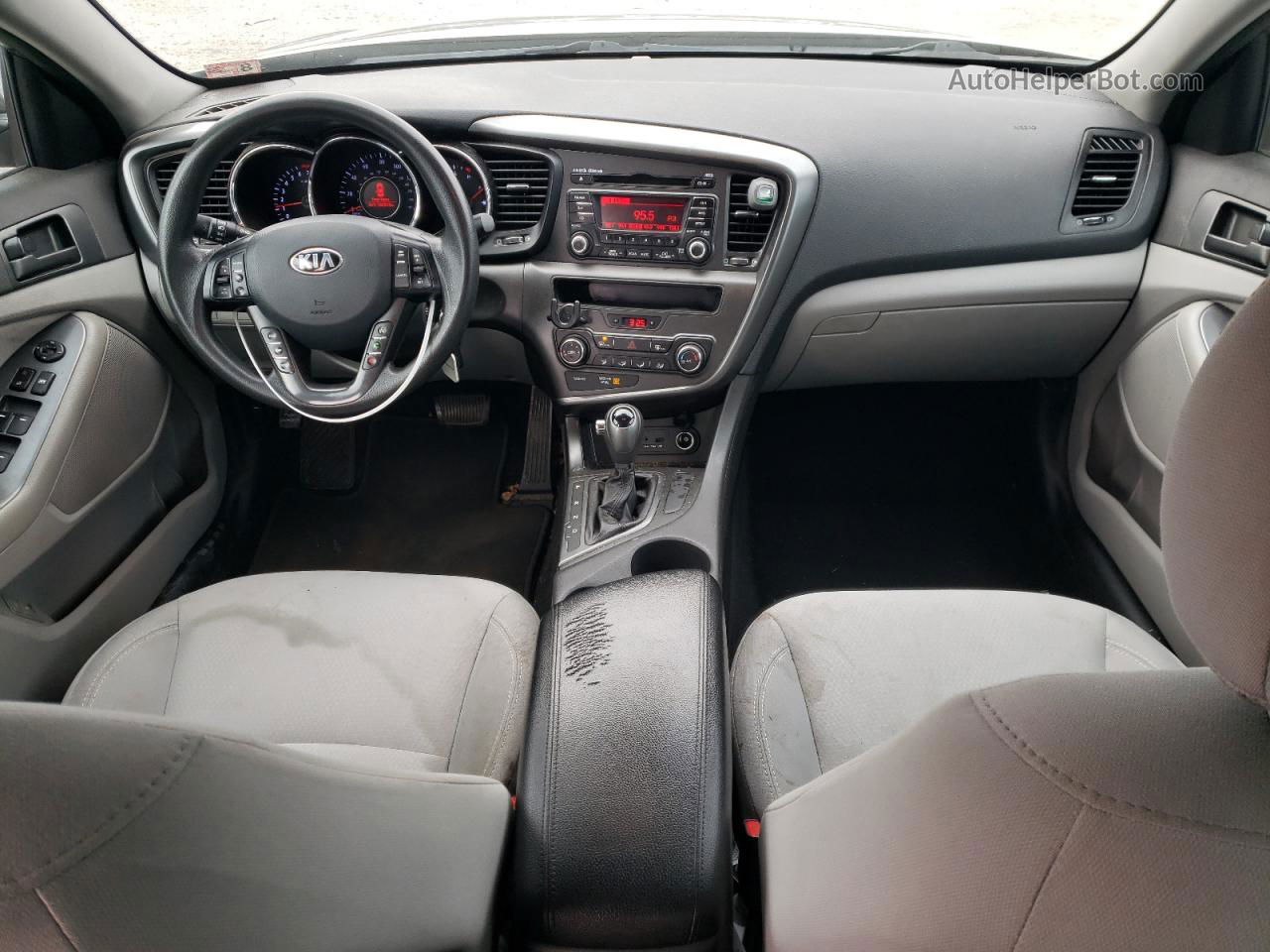 2013 Kia Optima Lx Серый vin: 5XXGM4A70DG145551