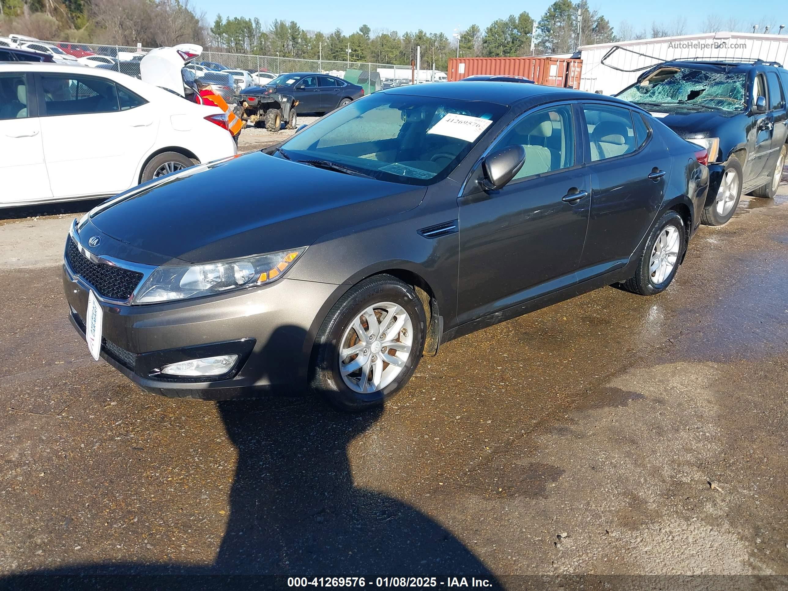 2013 Kia Optima Lx Champagne vin: 5XXGM4A70DG186813