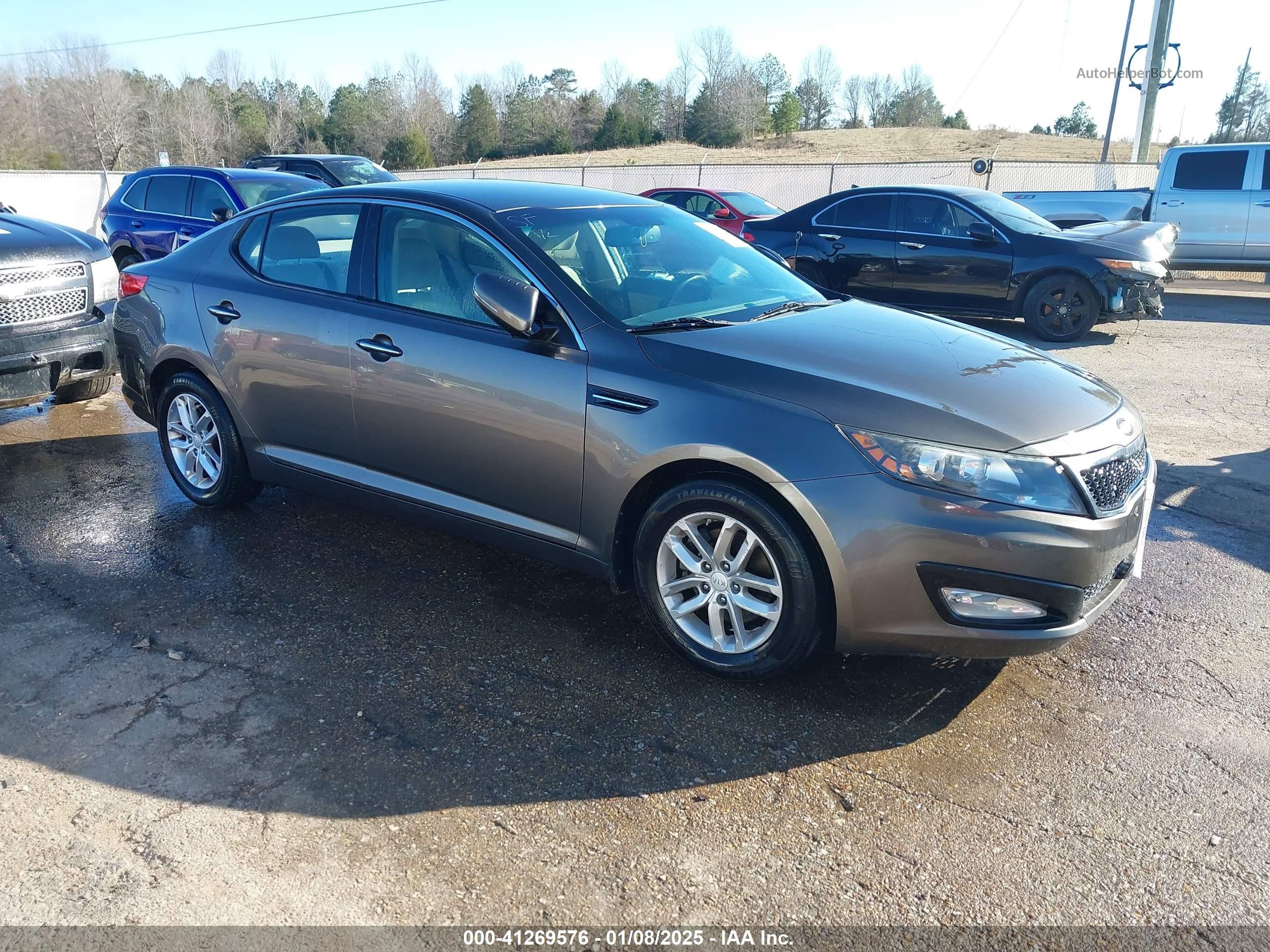 2013 Kia Optima Lx Champagne vin: 5XXGM4A70DG186813