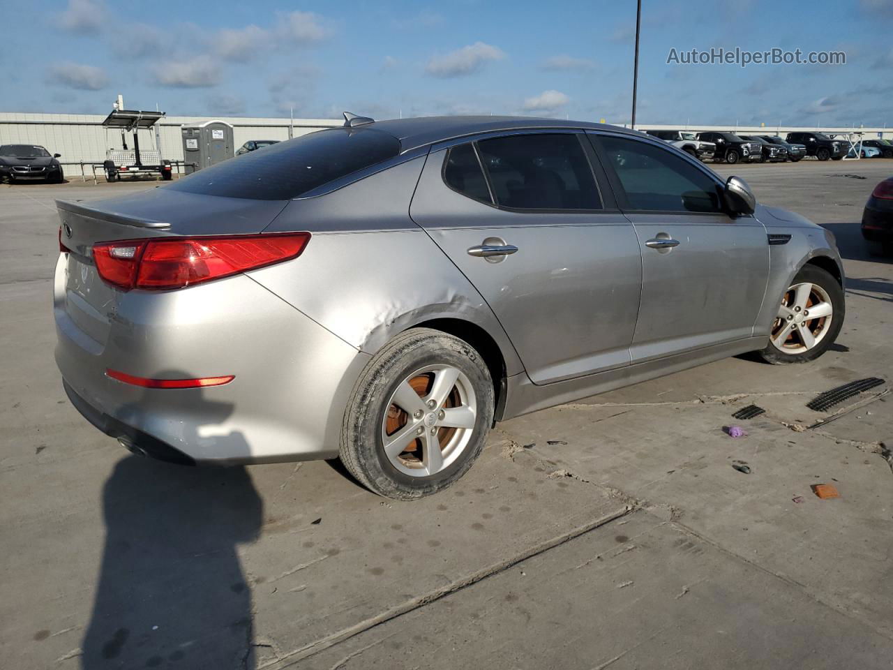 2014 Kia Optima Lx Желто-коричневый vin: 5XXGM4A70EG263889