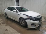 2014 Kia Optima Lx White vin: 5XXGM4A70EG271359