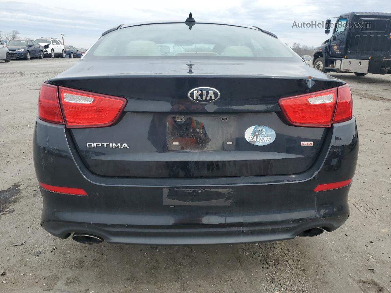 2014 Kia Optima Lx Черный vin: 5XXGM4A70EG282331