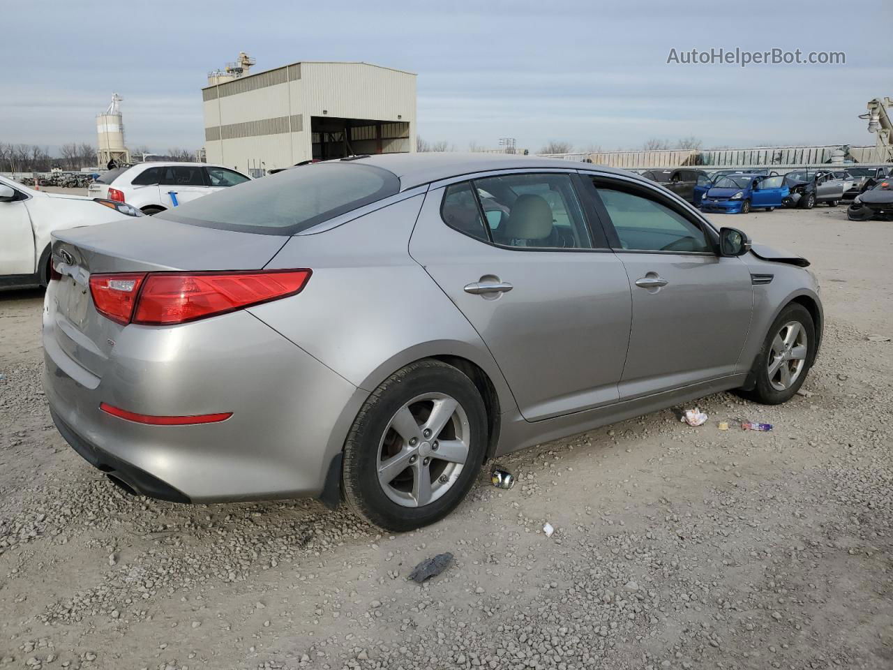 2014 Kia Optima Lx Желто-коричневый vin: 5XXGM4A70EG286086