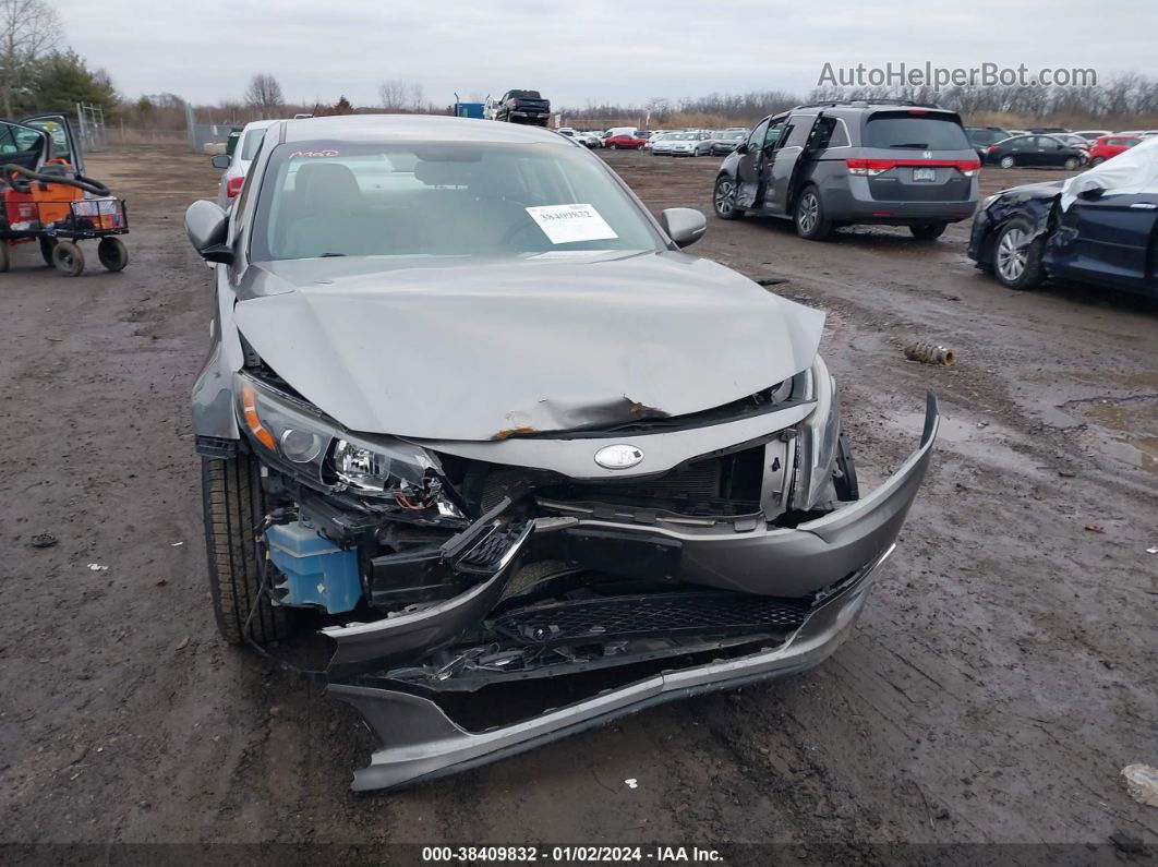 2014 Kia Optima Lx Silver vin: 5XXGM4A70EG290168