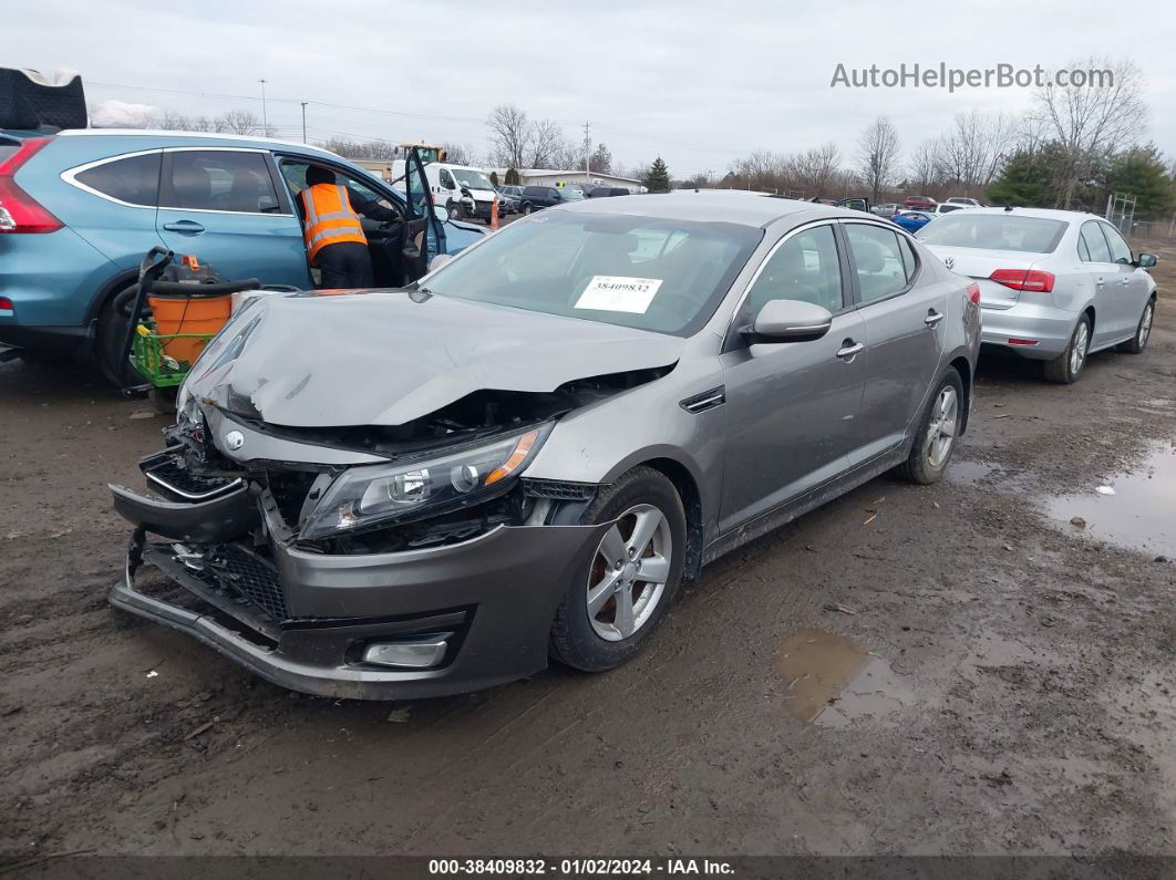 2014 Kia Optima Lx Silver vin: 5XXGM4A70EG290168