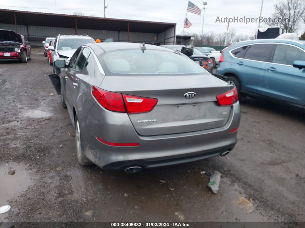 2014 Kia Optima Lx Silver vin: 5XXGM4A70EG290168